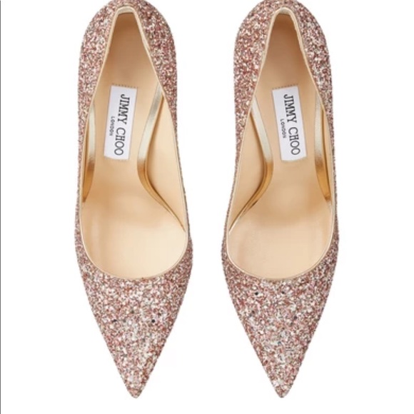 Jimmy Choo Romy 100 in gold- size 40 - Picture 7 of 7